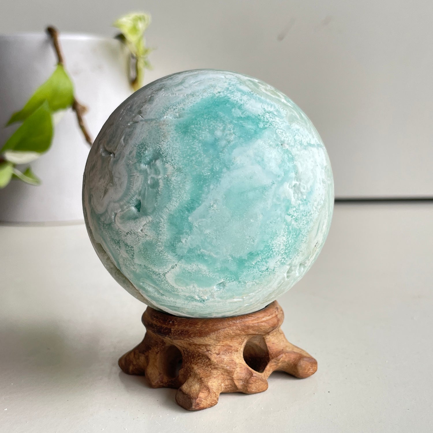 Aragonite Sphere 7.5cm