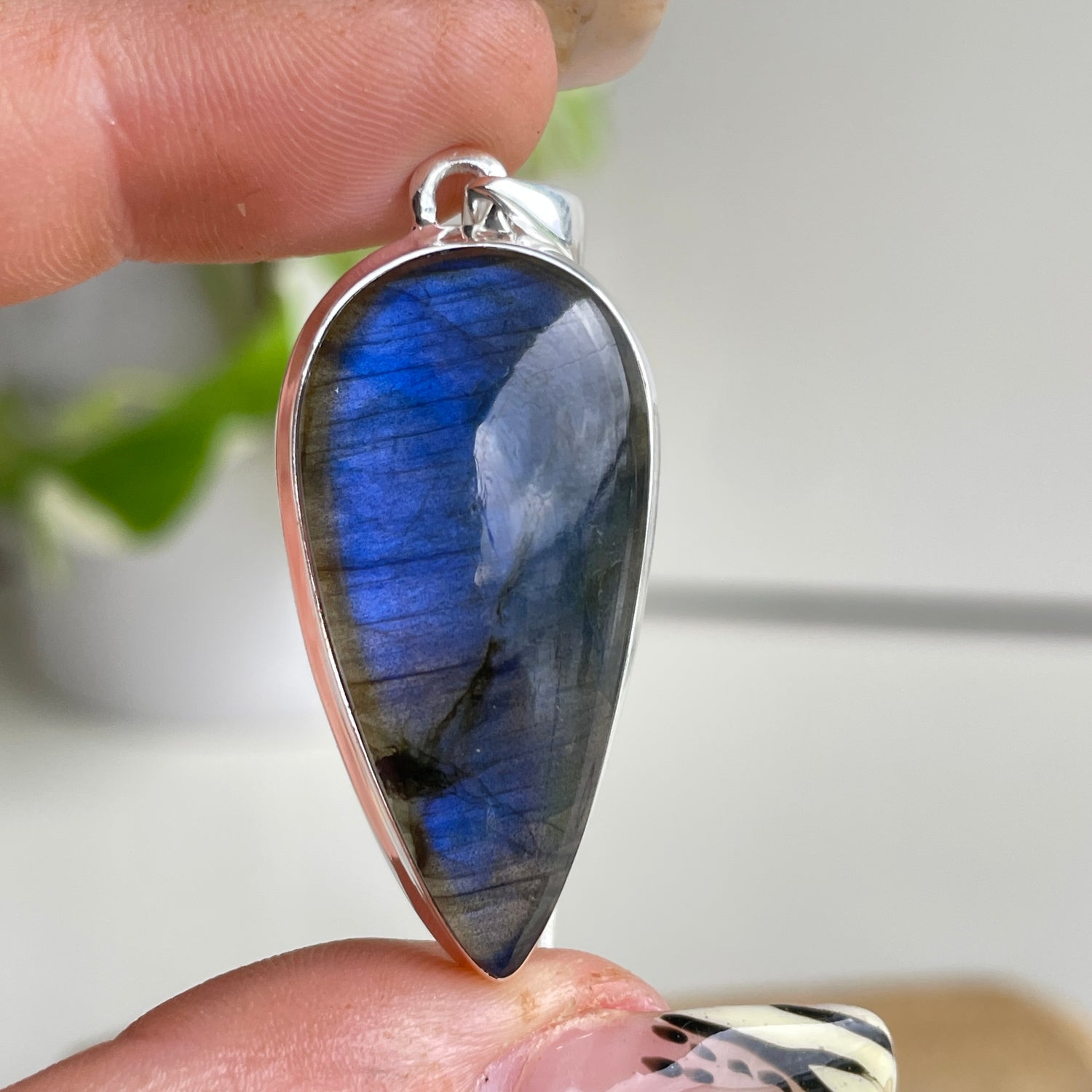 Labradorite Teardrop Pendant