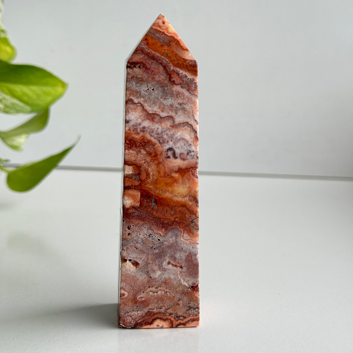 Pink Crazy Lace Agate Generator 12.8cm