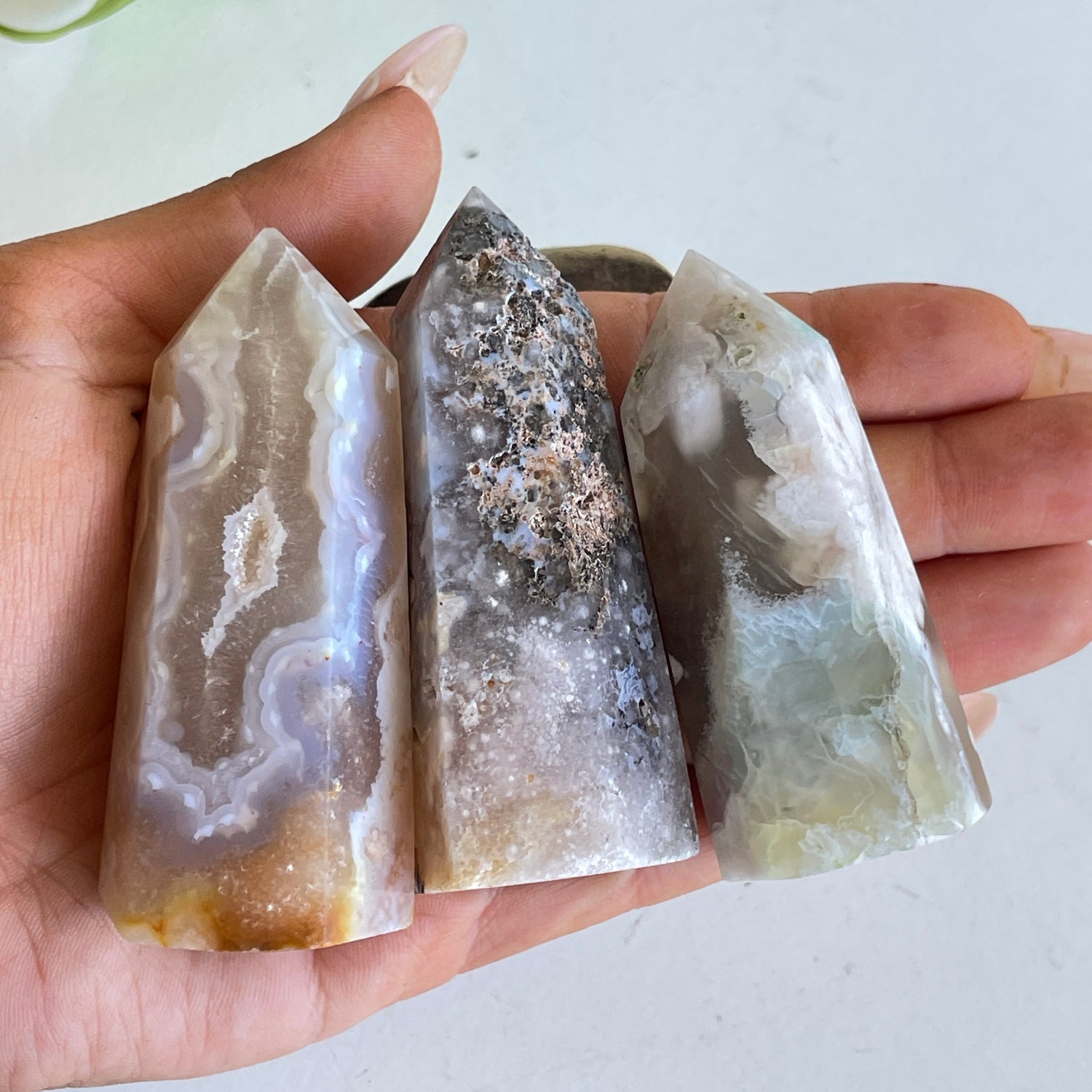 Flower Agate Sml Generators Assorted