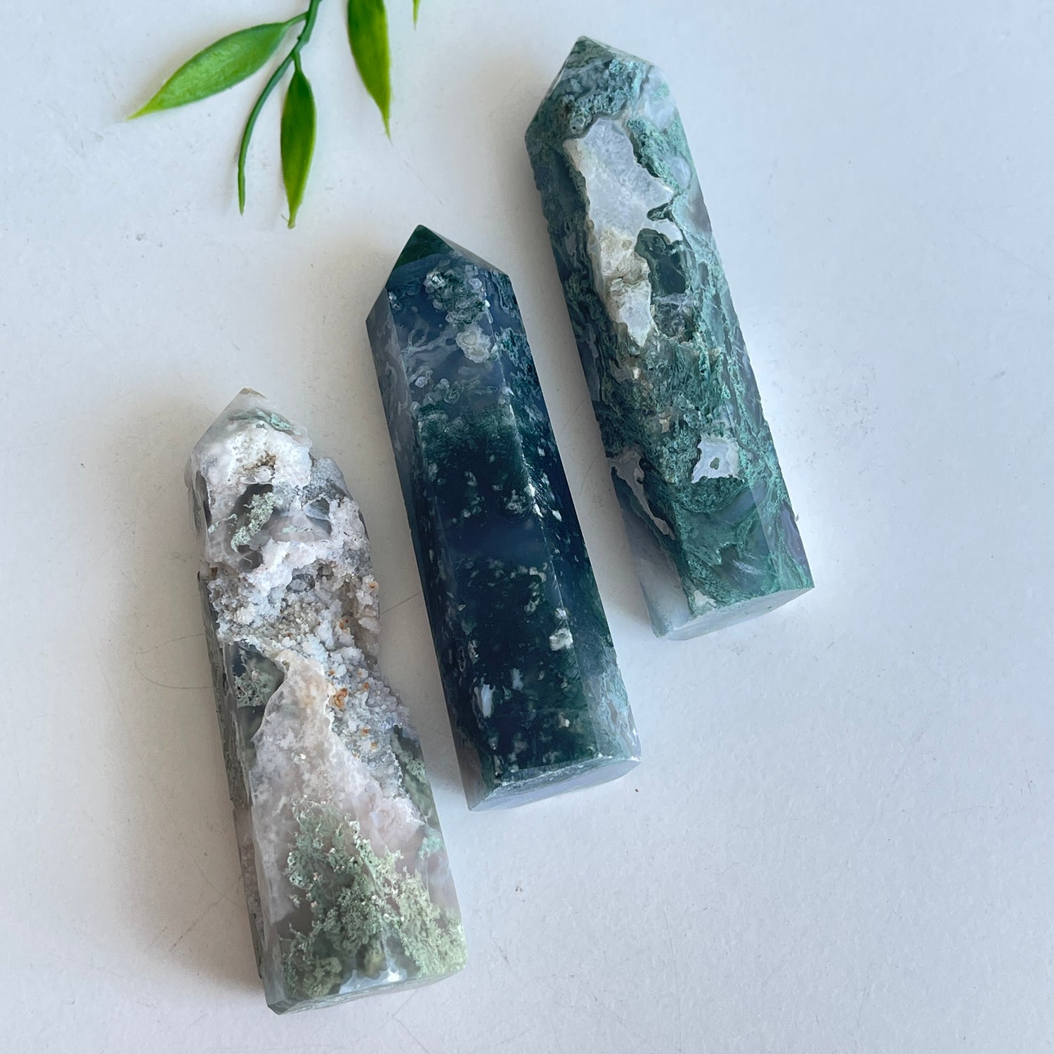 Moss Agate Generator Assorted Small