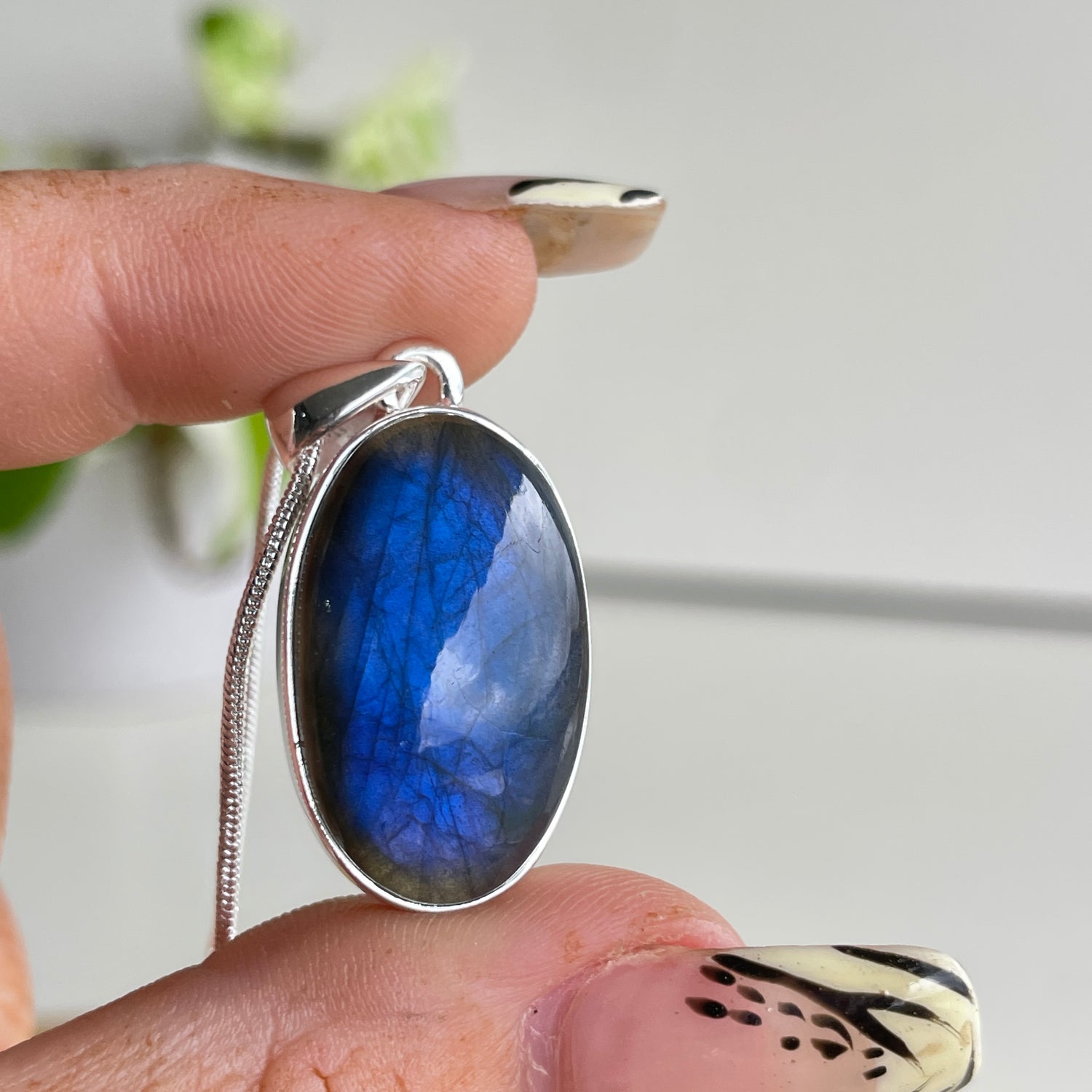 Labradorite Oval Pendant