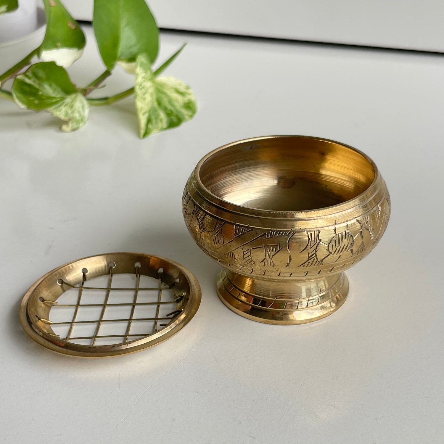 Brass Charcoal Burner SHB306