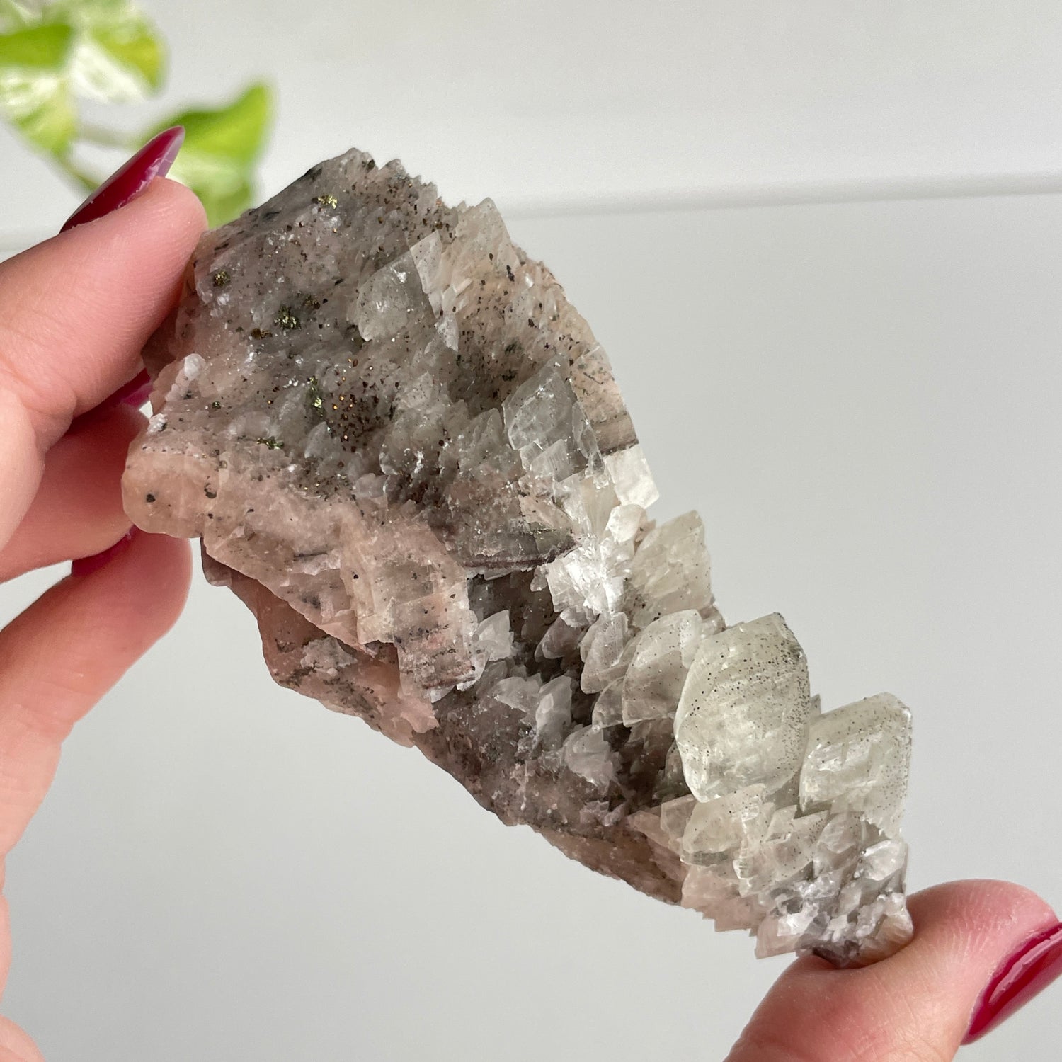 Calcite & Pyrite Cluster 96g