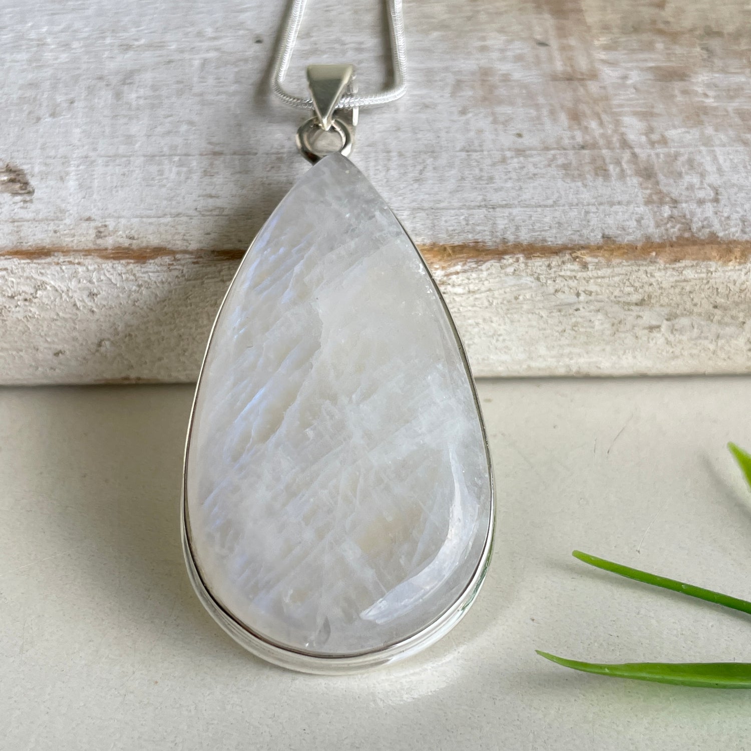 Moonstone Teardrop Pendant