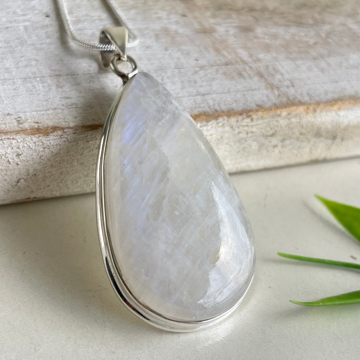 Moonstone Teardrop Pendant