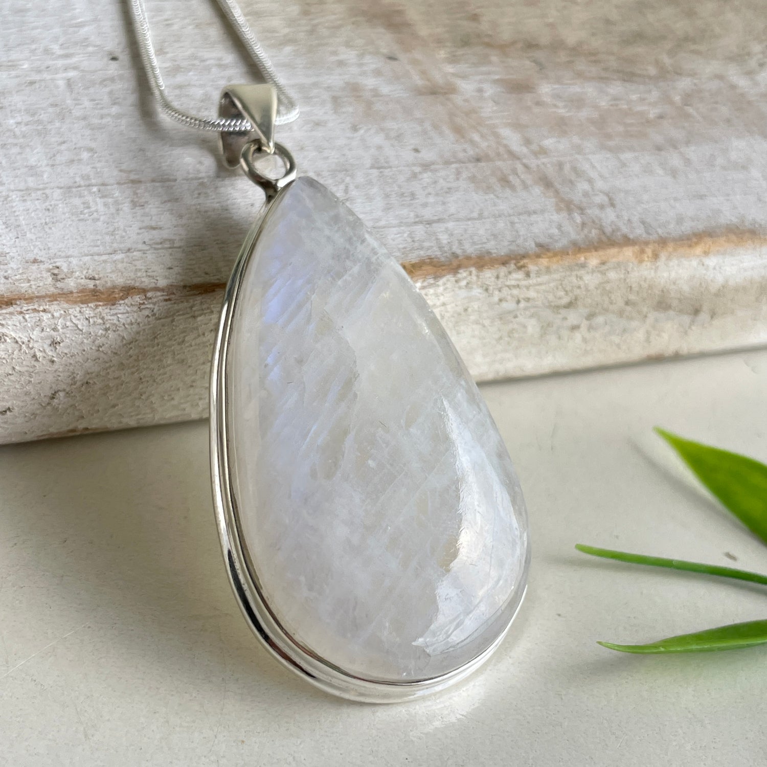 Moonstone Teardrop Pendant