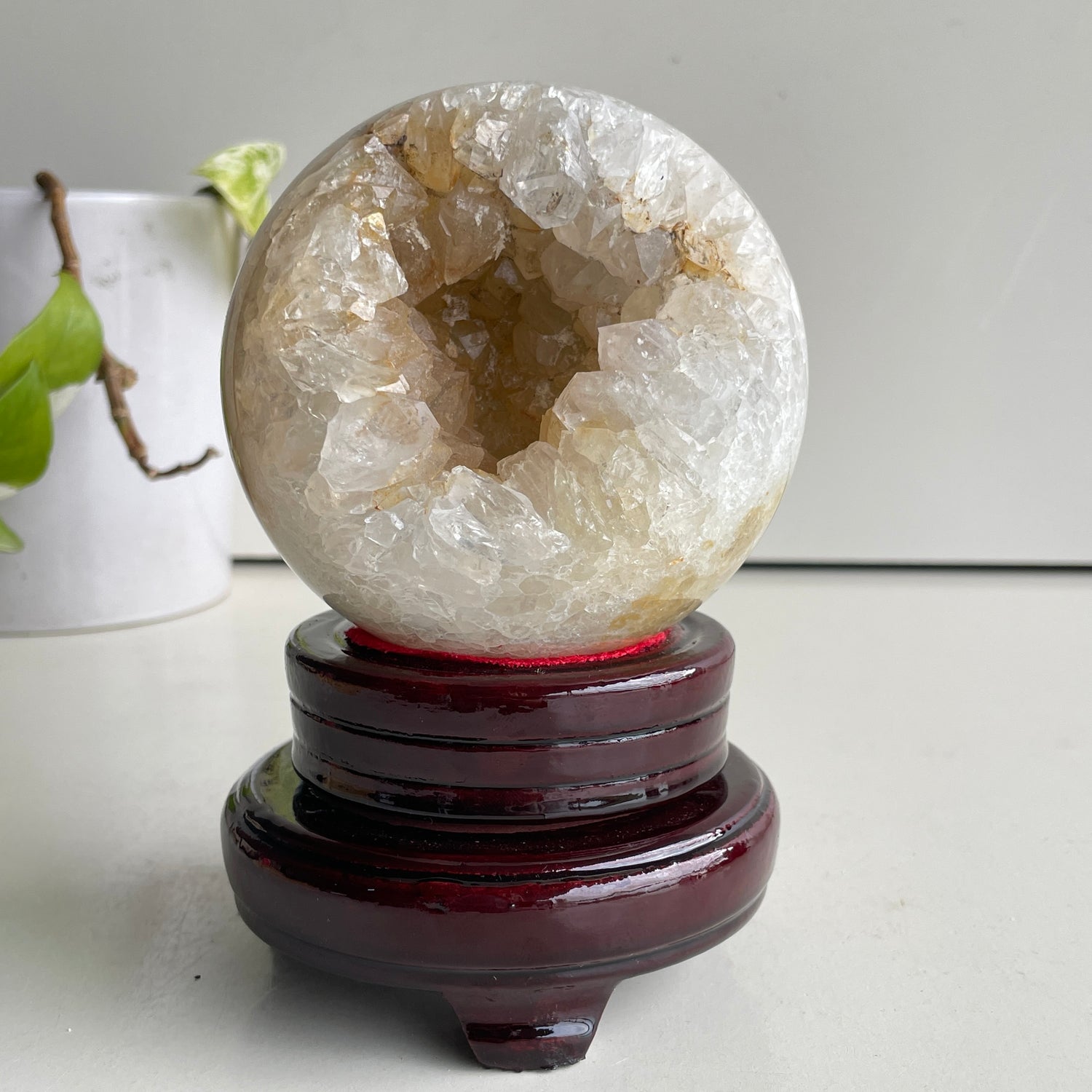 Agate Geode Sphere 9.5cm