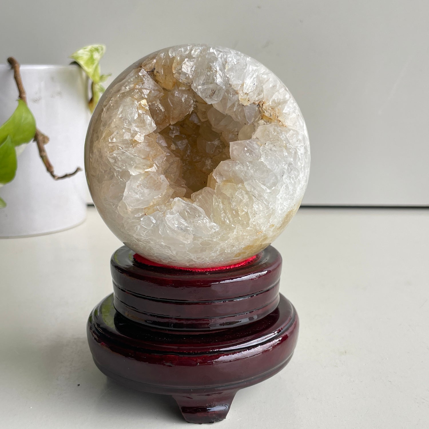 Agate Geode Sphere 9.5cm