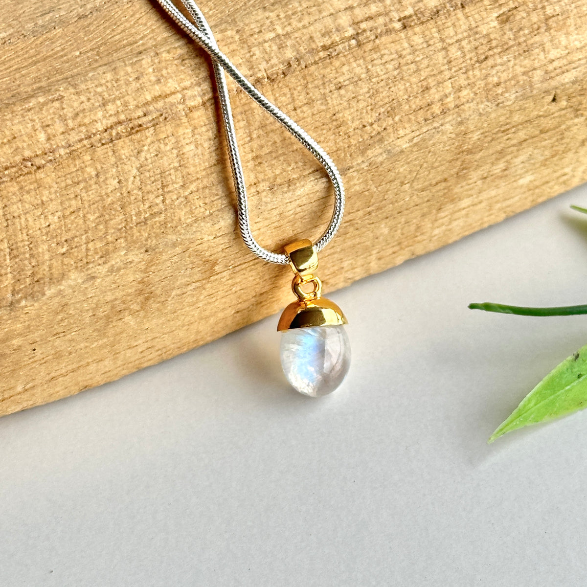 Moonstone Gold Vermeil Pendant
