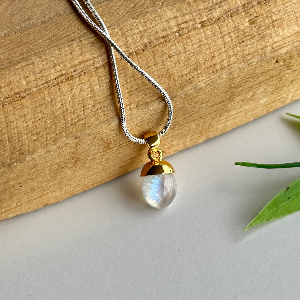 Moonstone Gold Vermeil Pendant