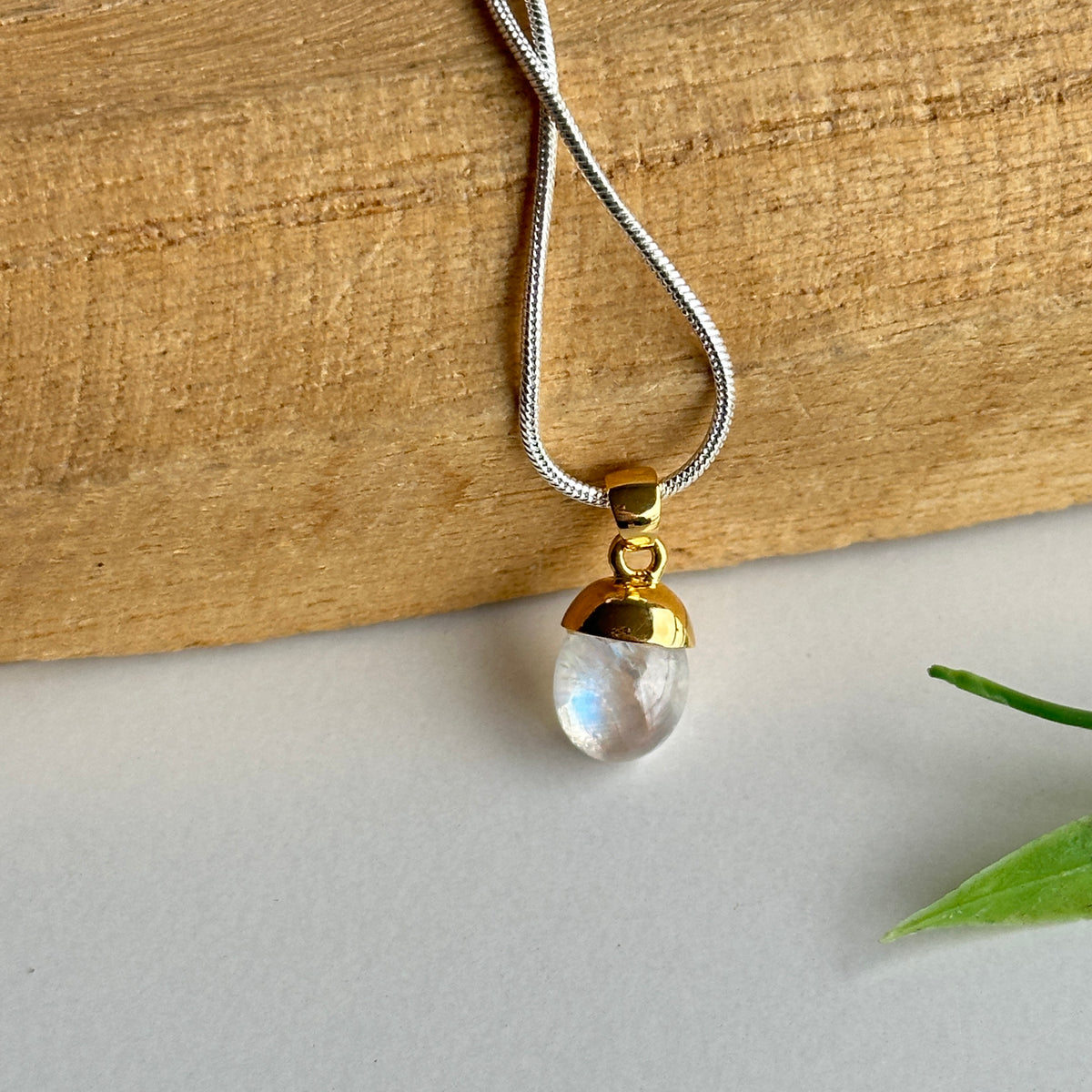 Moonstone Gold Vermeil Pendant