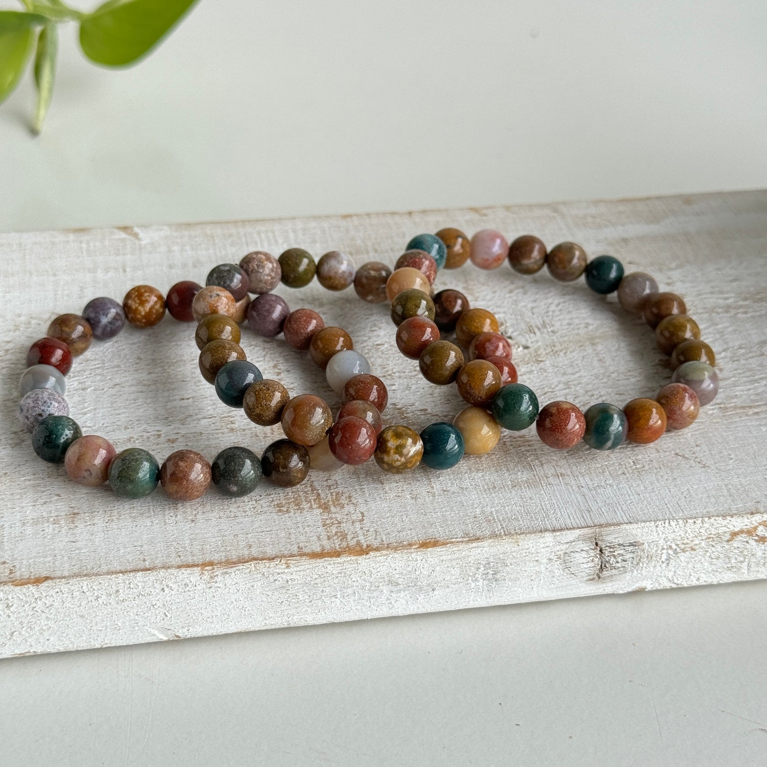 Ocean Jasper Beaded Bracelet