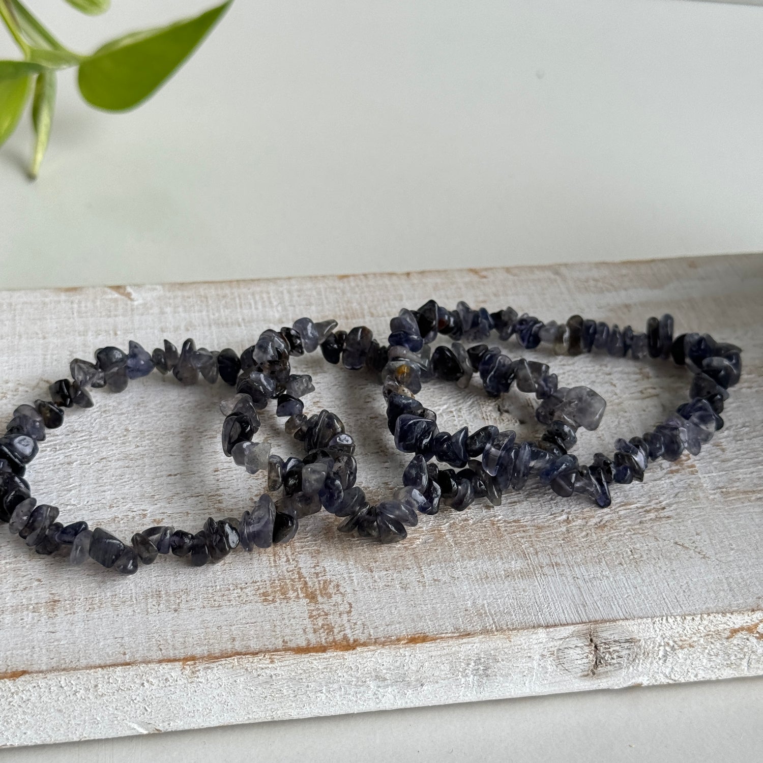 Iolite Chip Bracelet