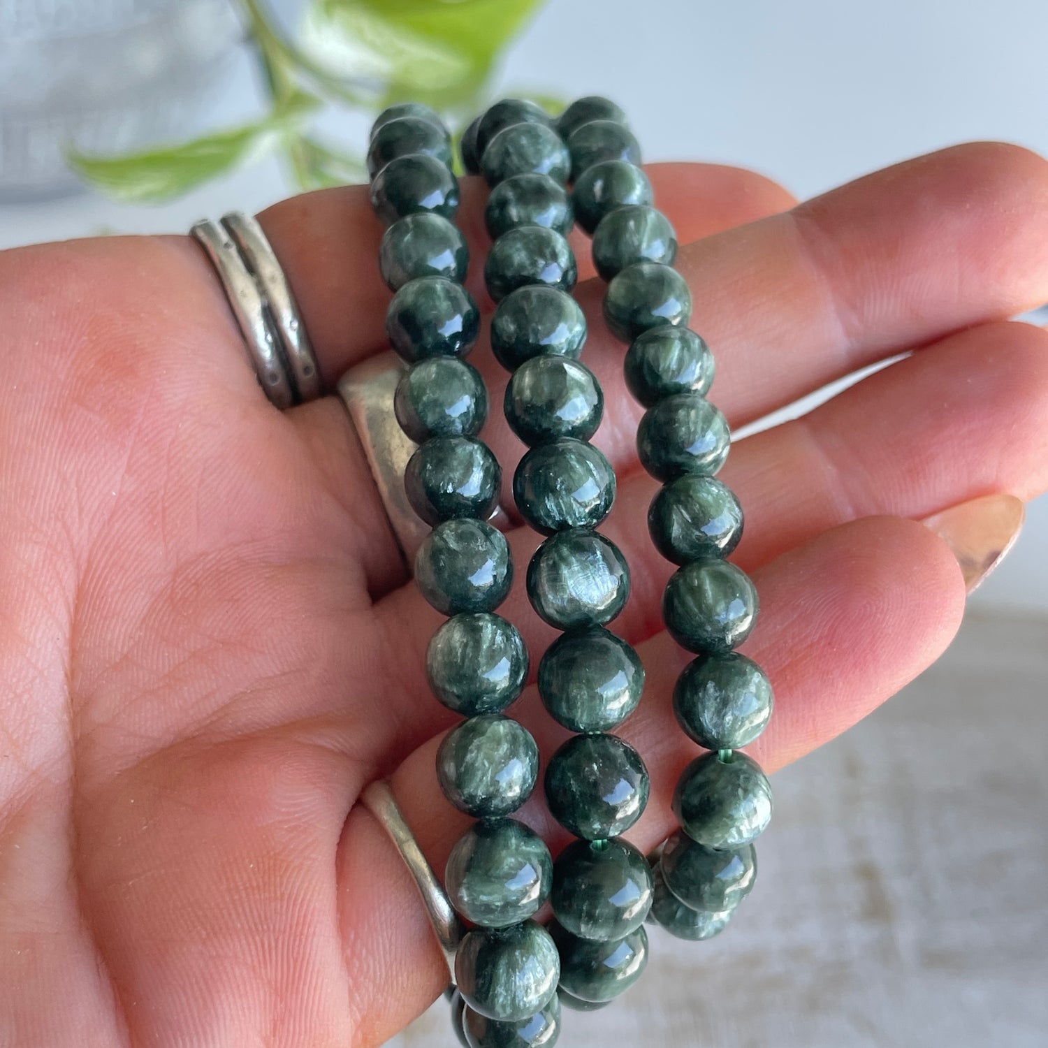Seraphinite Med Bracelet