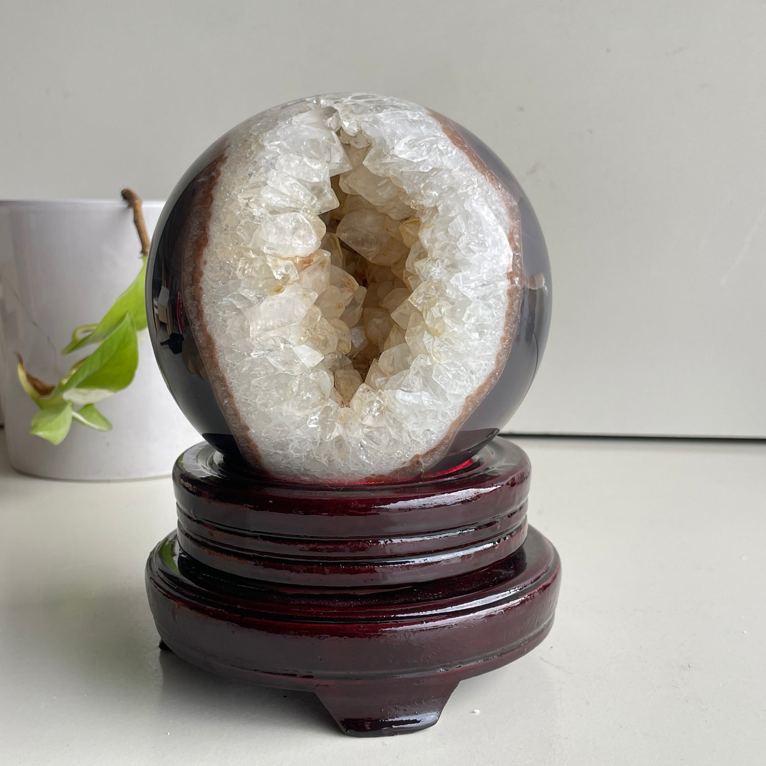 Agate Geode Sphere 12.8cm