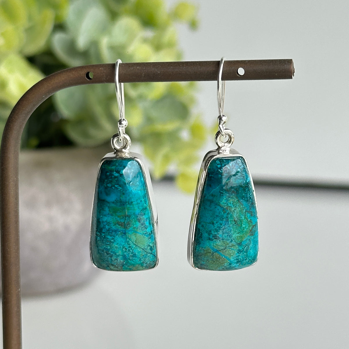 Shattuckite Earrings