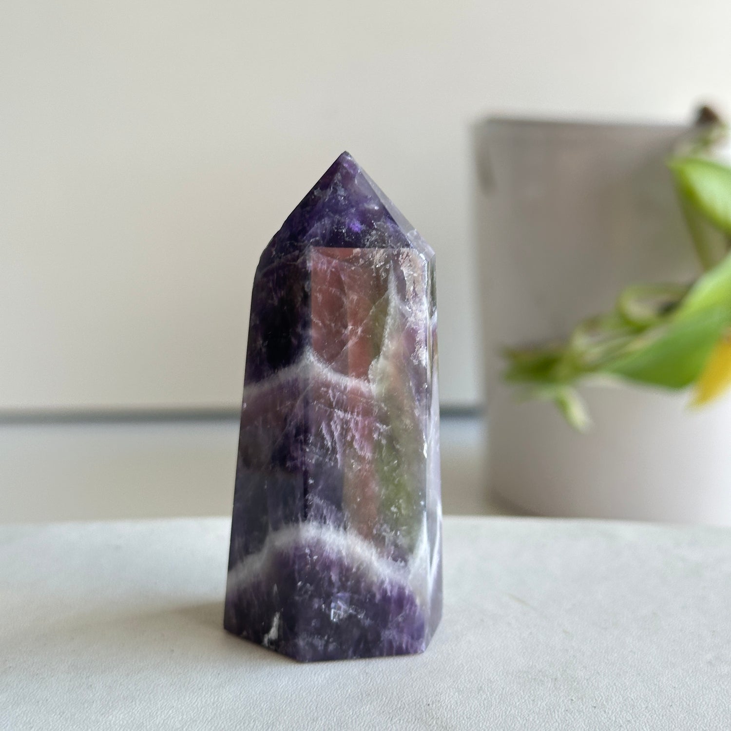 Chevron Amethyst Generator 6.9cm