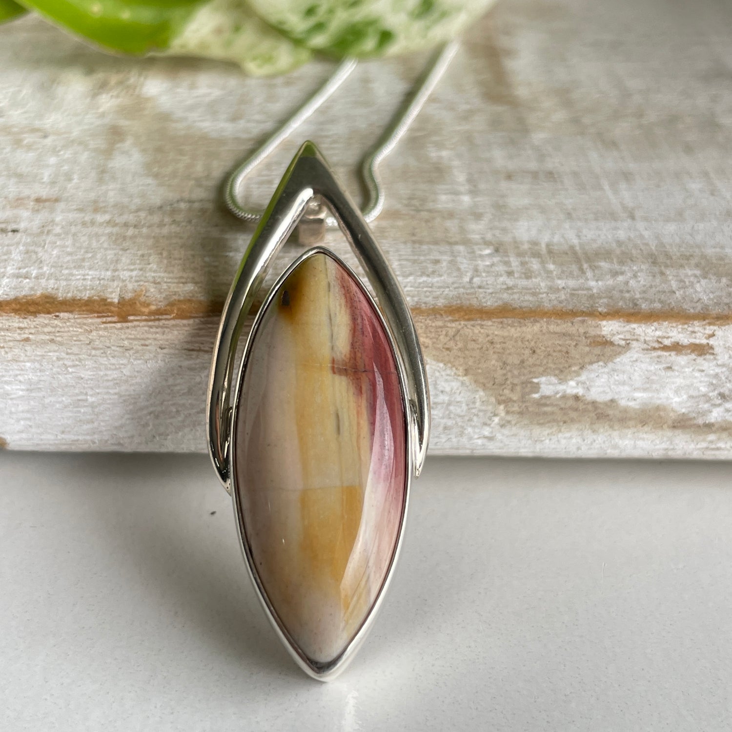 Mookaite Marquise Pendant