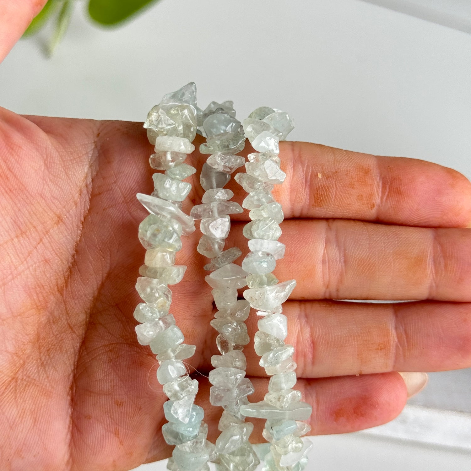 Aquamarine Chip Bracelet