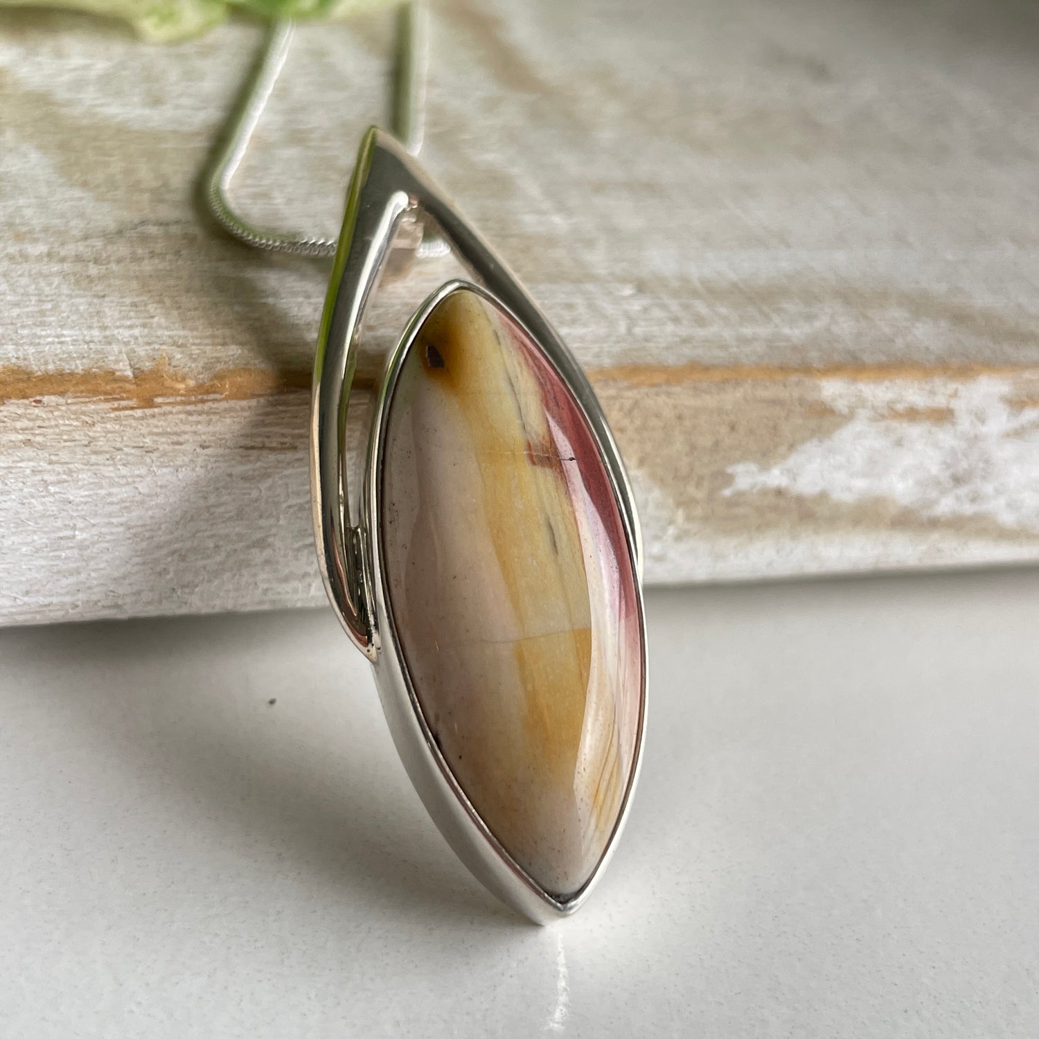 Mookaite Marquise Pendant