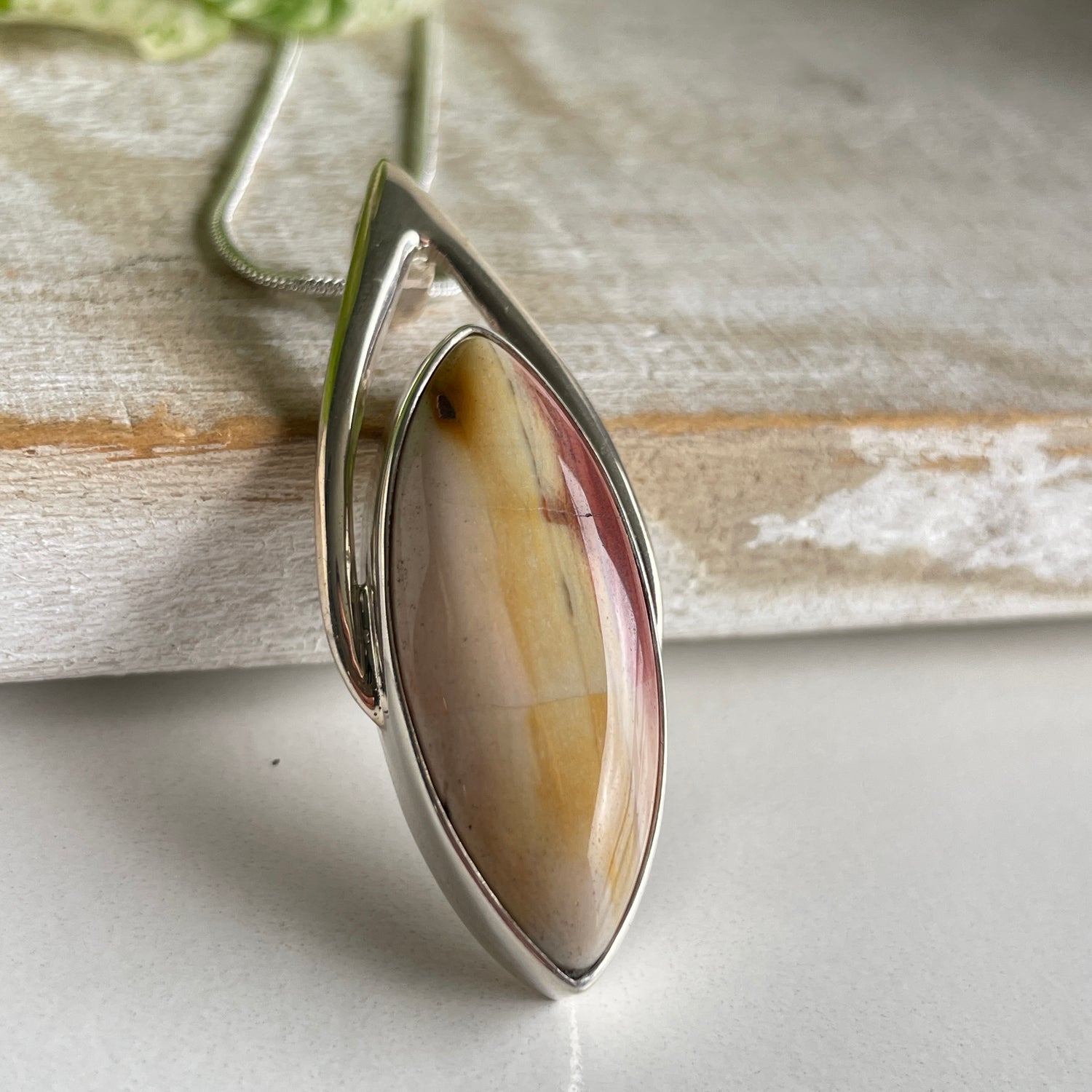 Mookaite Marquise Pendant