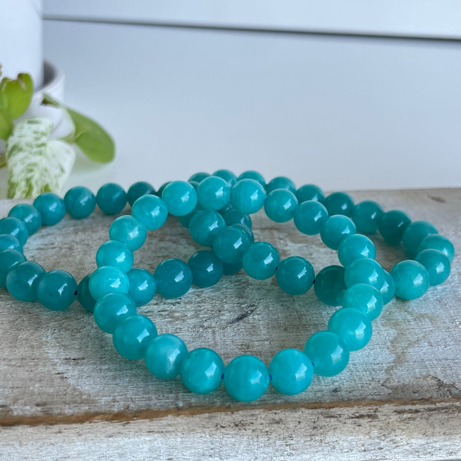 Amazonite Beaded Bracelet High Quality