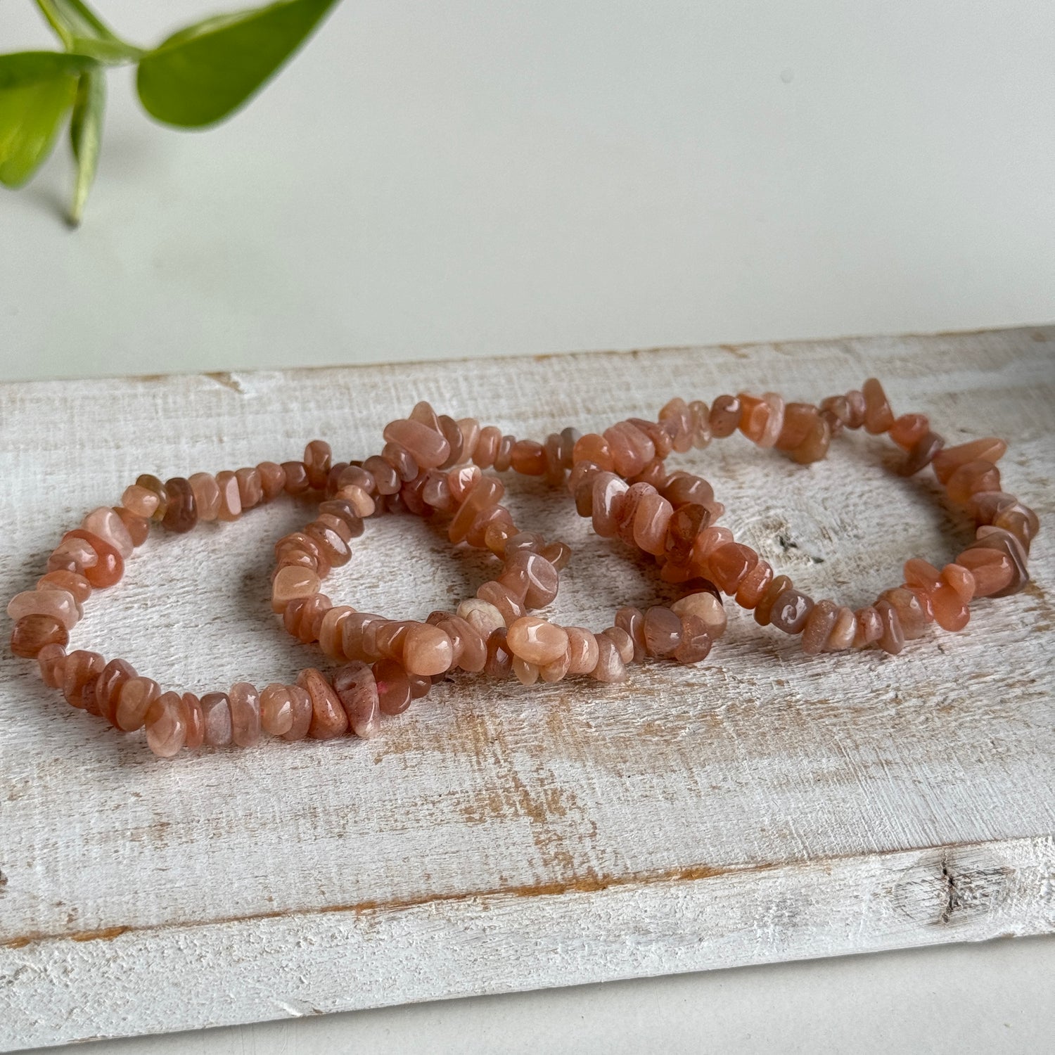 Sunstone Chip Bracelet