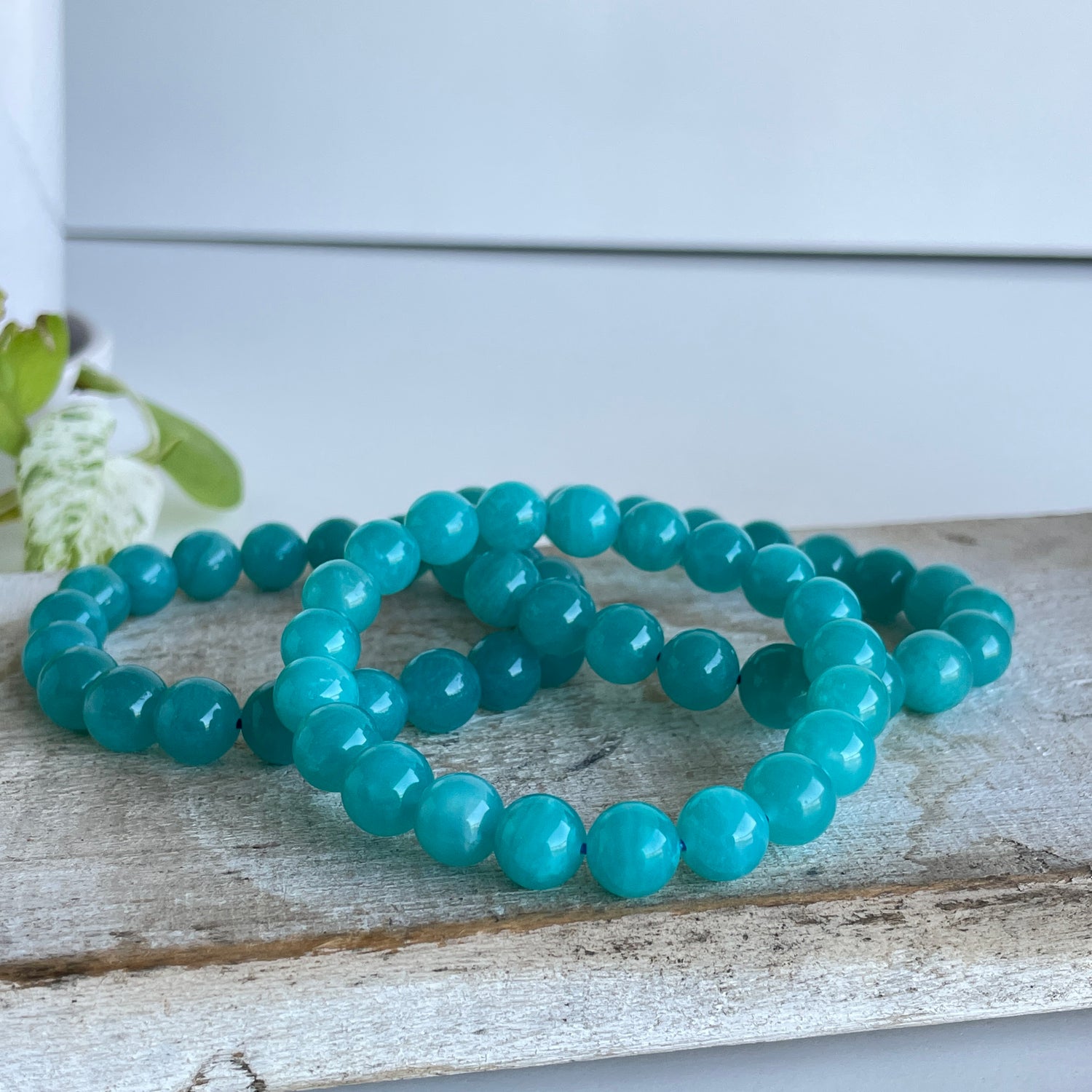 Amazonite Beaded Bracelet High Quality
