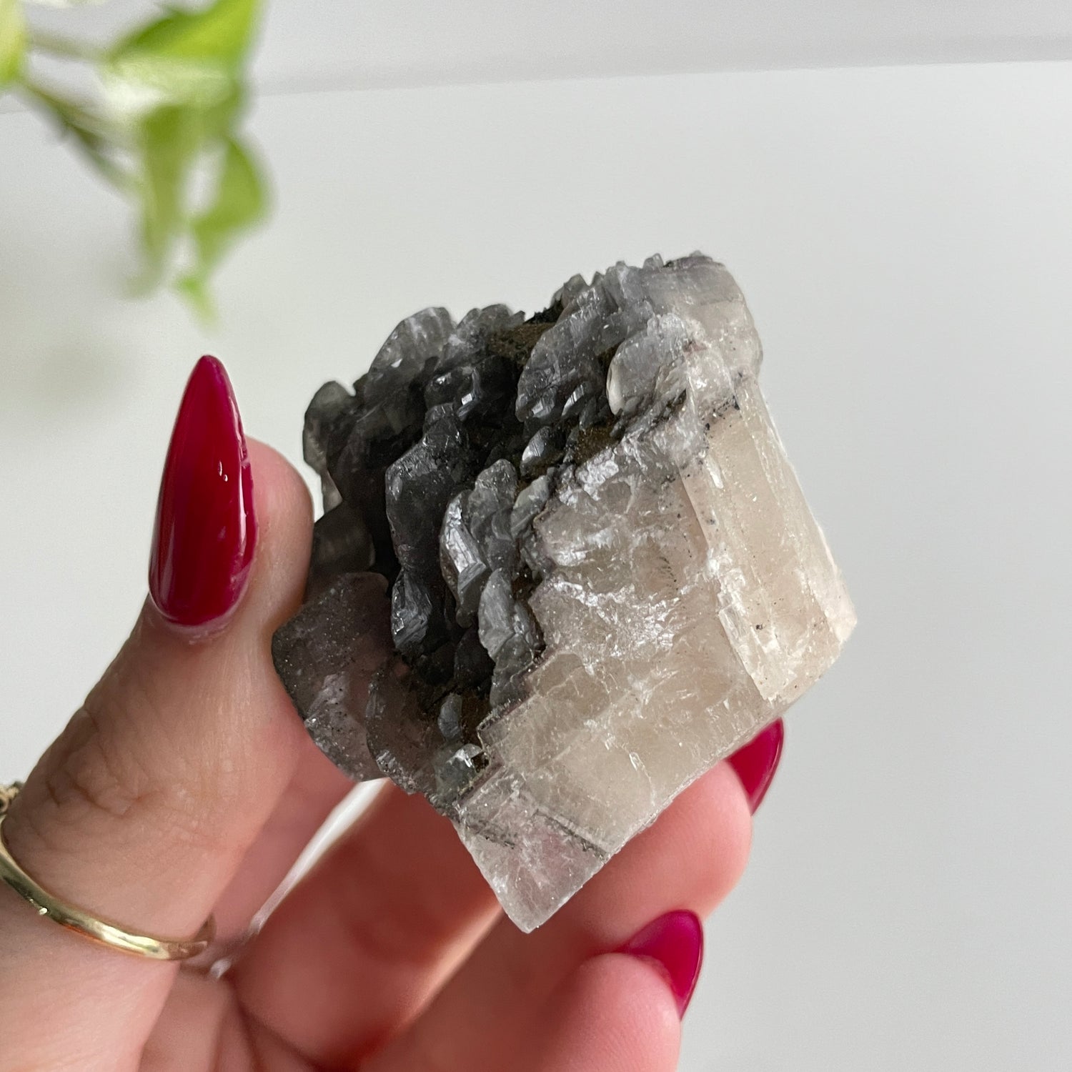 Calcite & Pyrite Cluster 70g