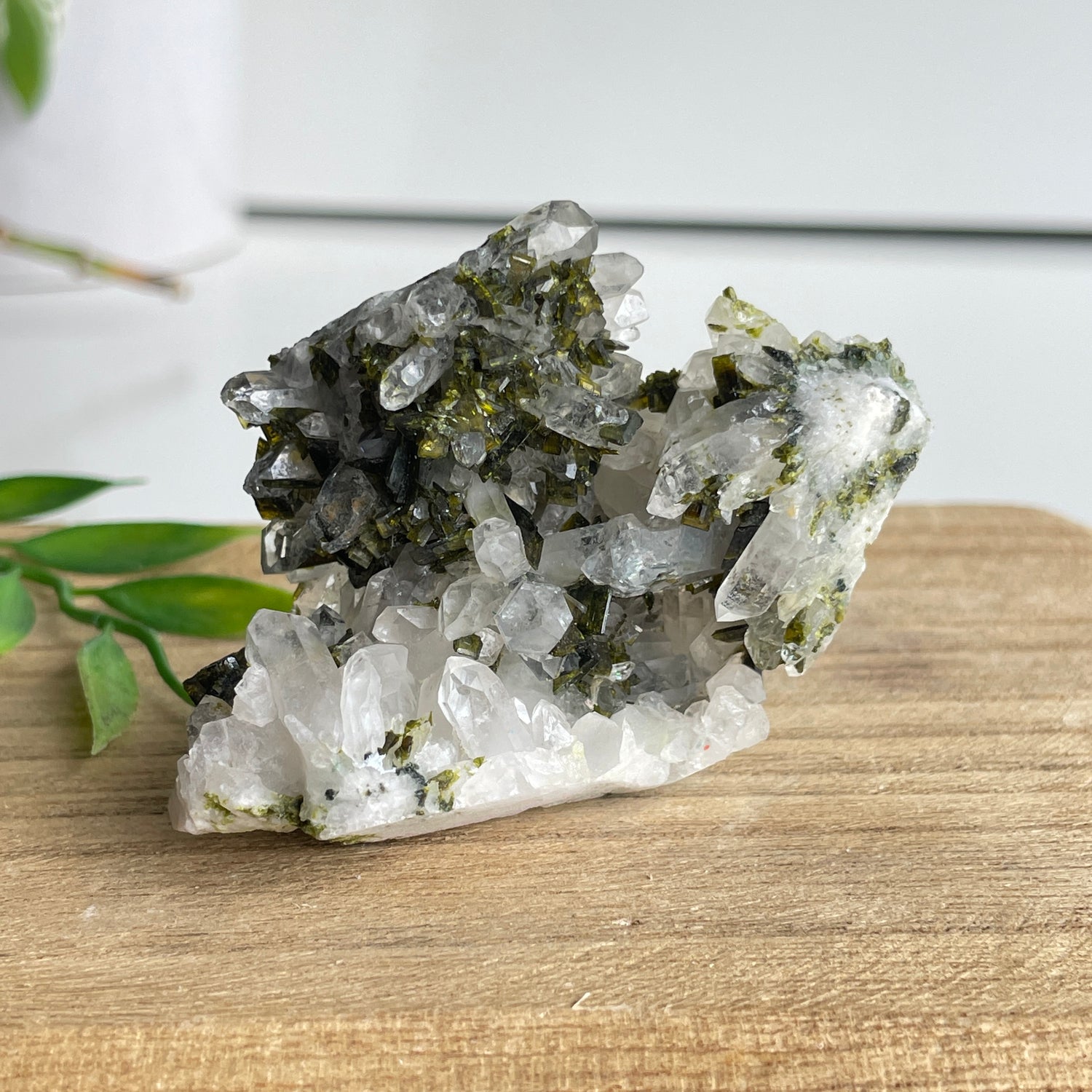 Epidote & Quartz Cluster 68g - High Quality