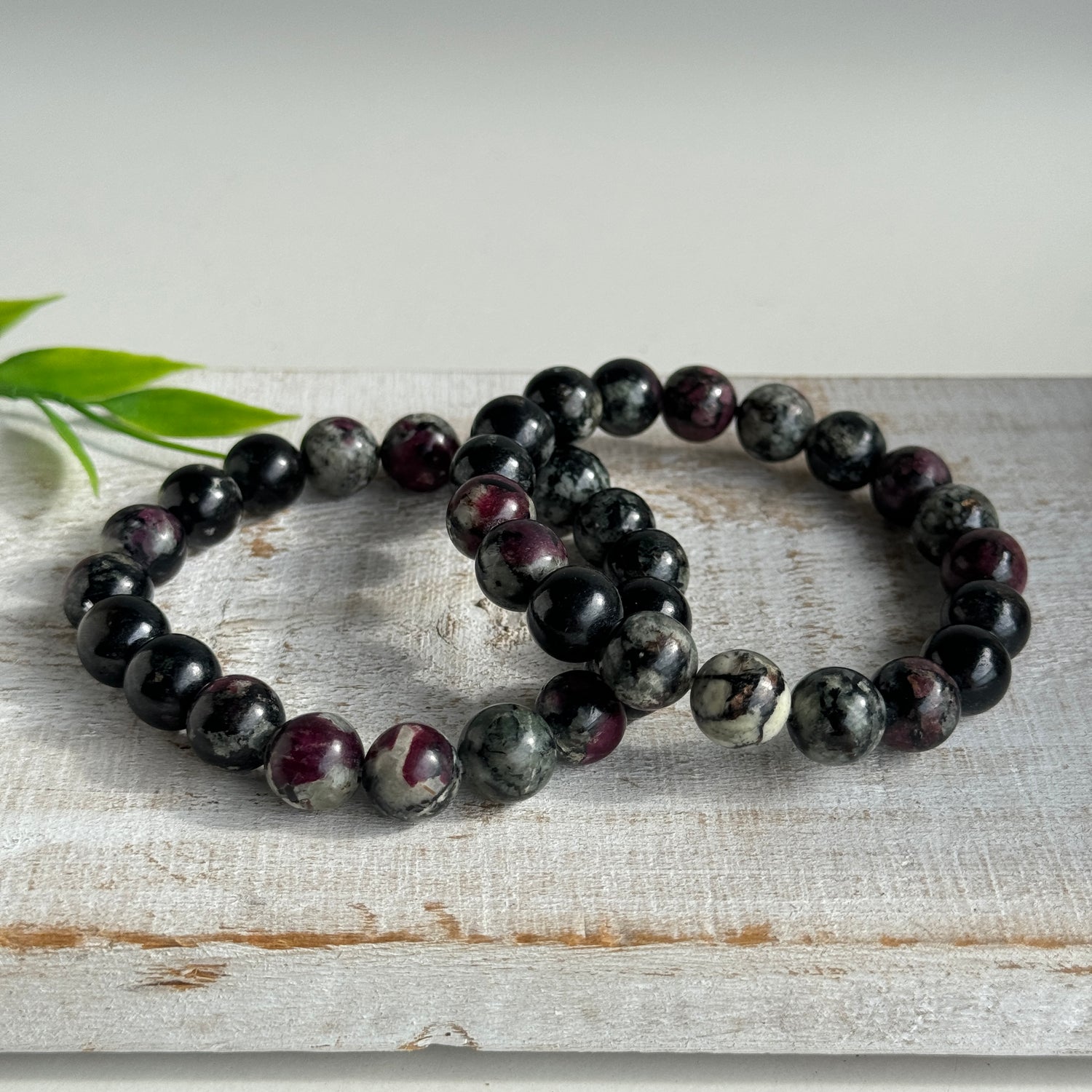 Eudialite Beaded Bracelet