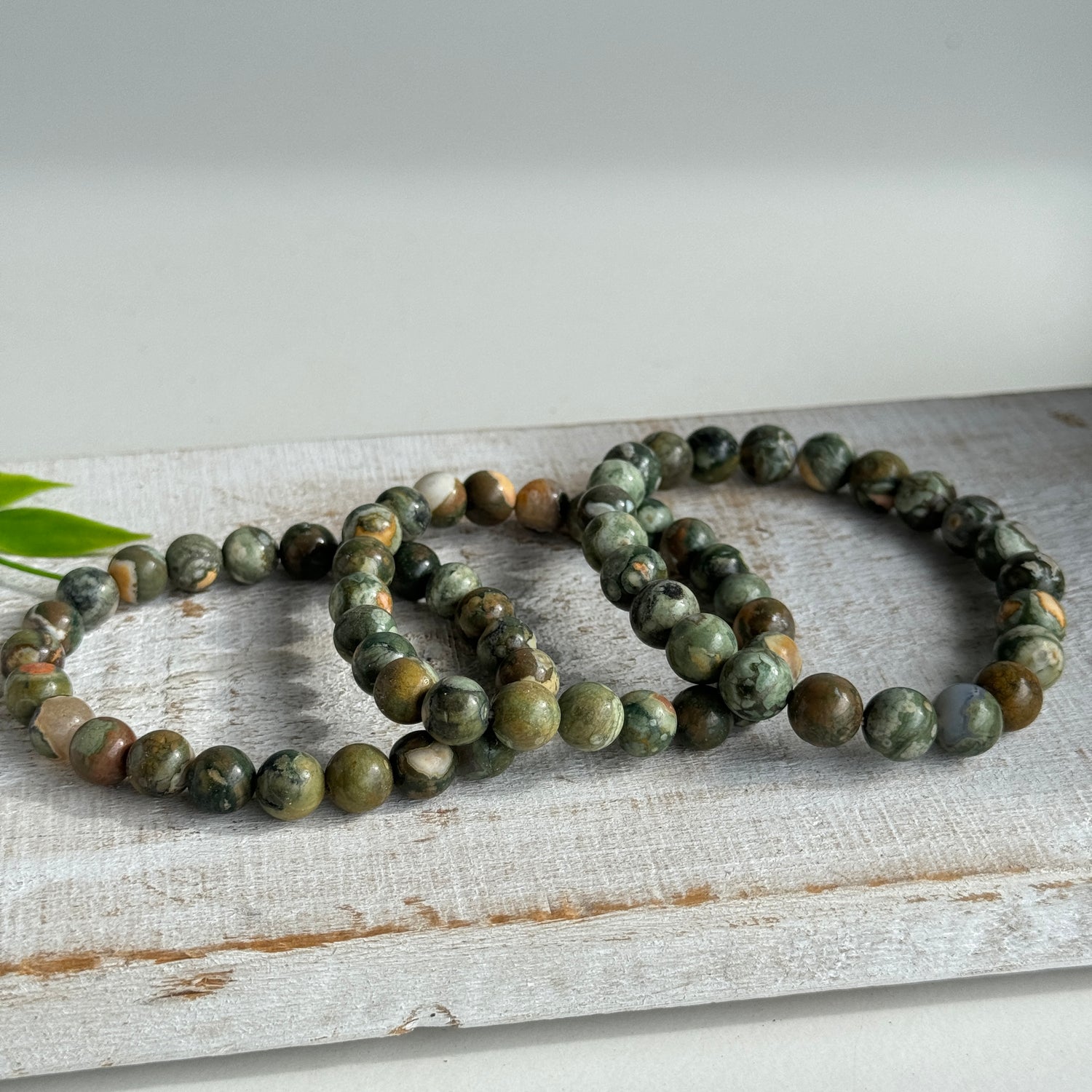 Rhyolite Beaded Bracelet
