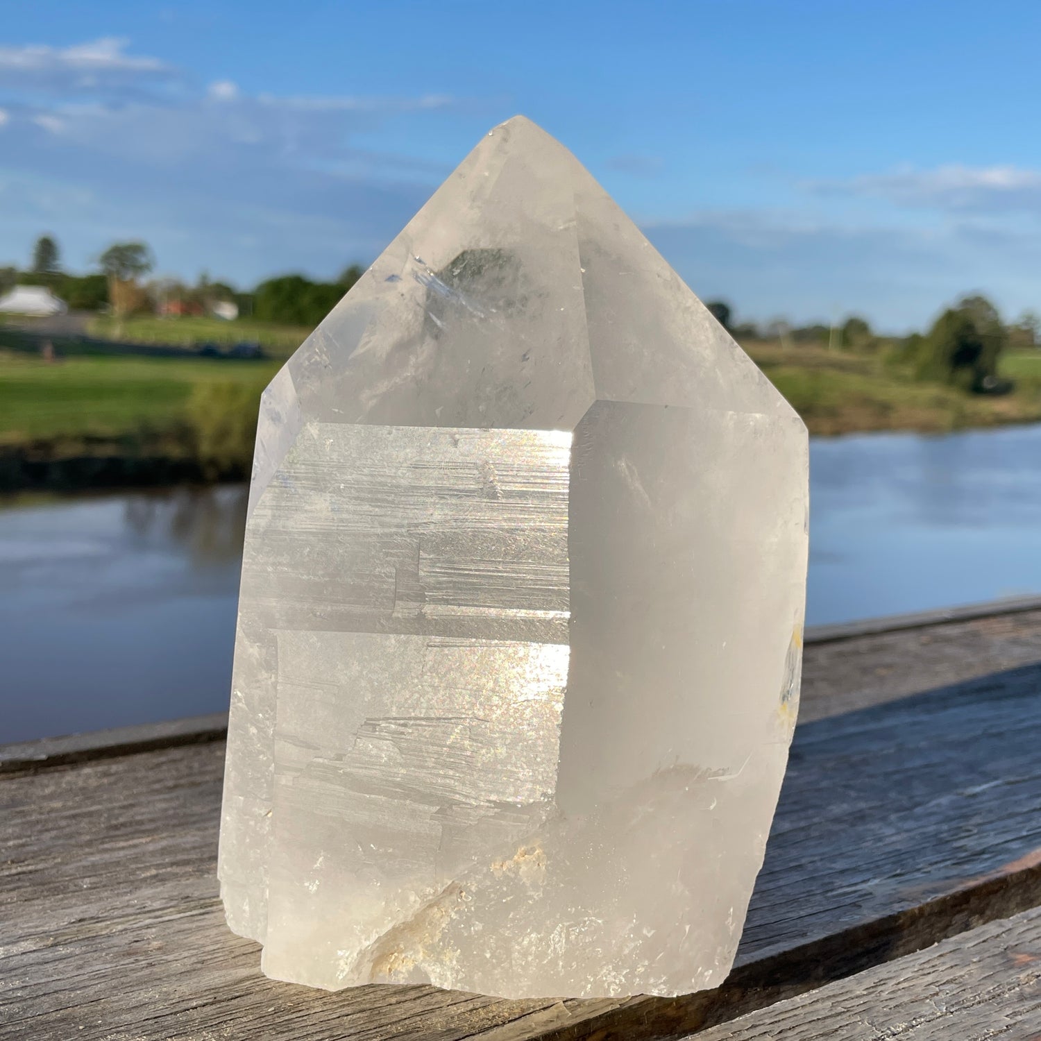 Brazilian Clear Quartz Point 17.5cm