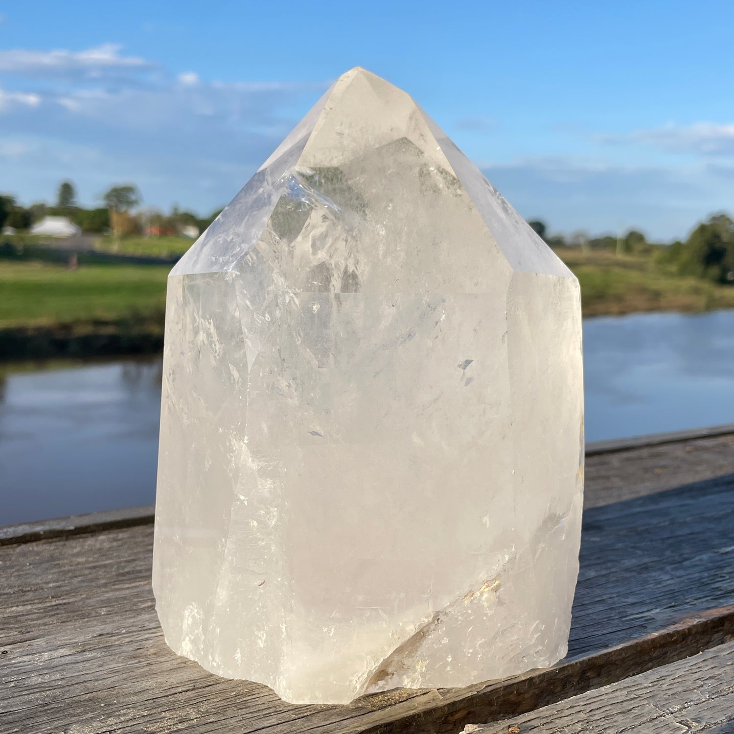 Brazilian Clear Quartz Point 17.5cm