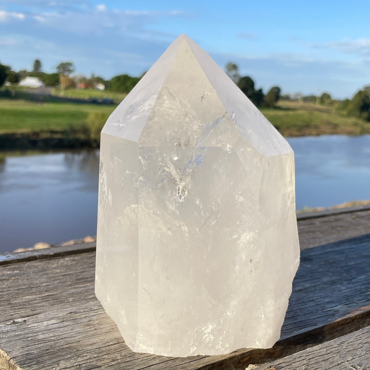 Brazilian Clear Quartz Point 17.5cm