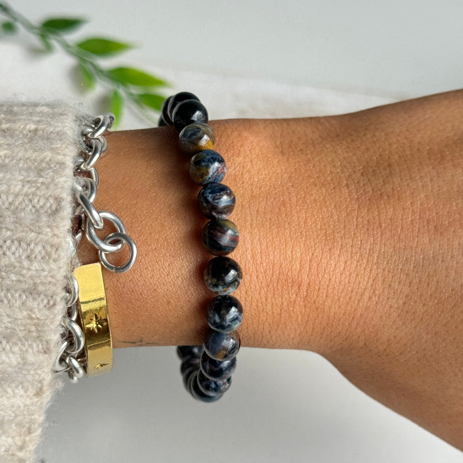 Pietersite High Quality 6mm Bracelet