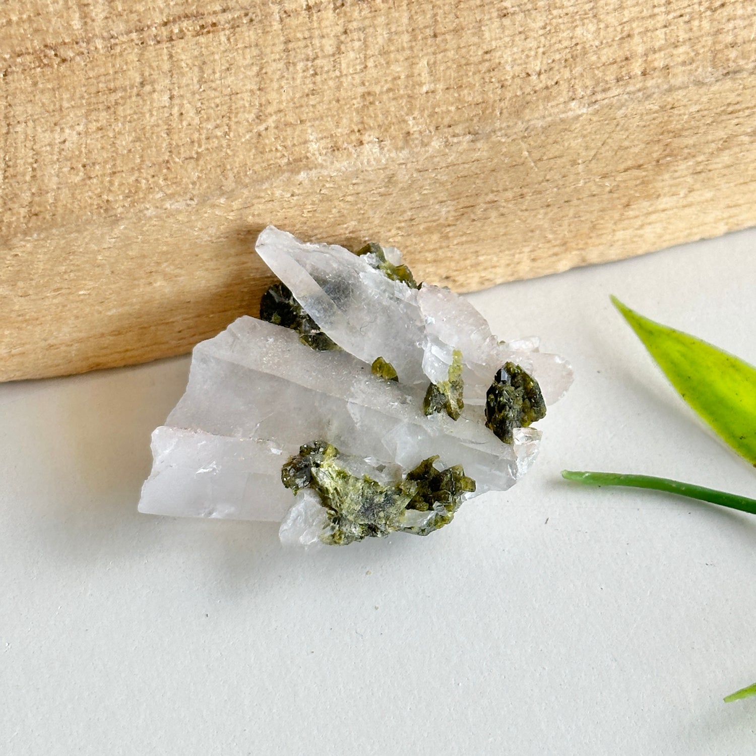 Epidote & Quartz Cluster 10g