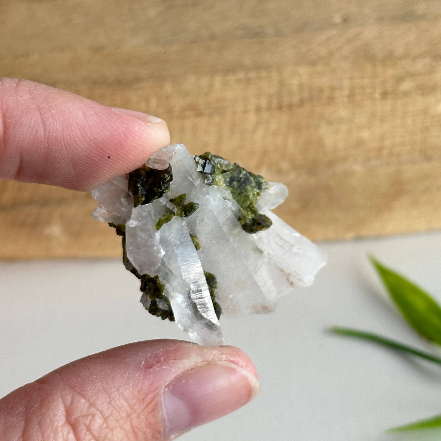 Epidote & Quartz Cluster 10g