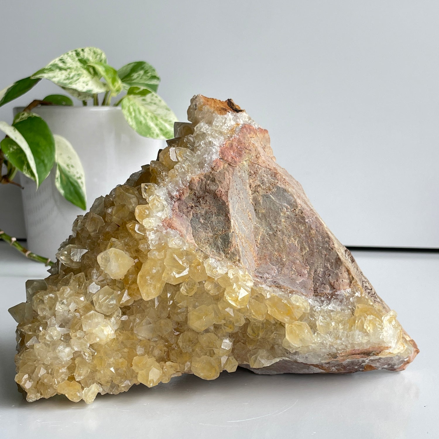 Limonite Quartz Cluster 2.724kg