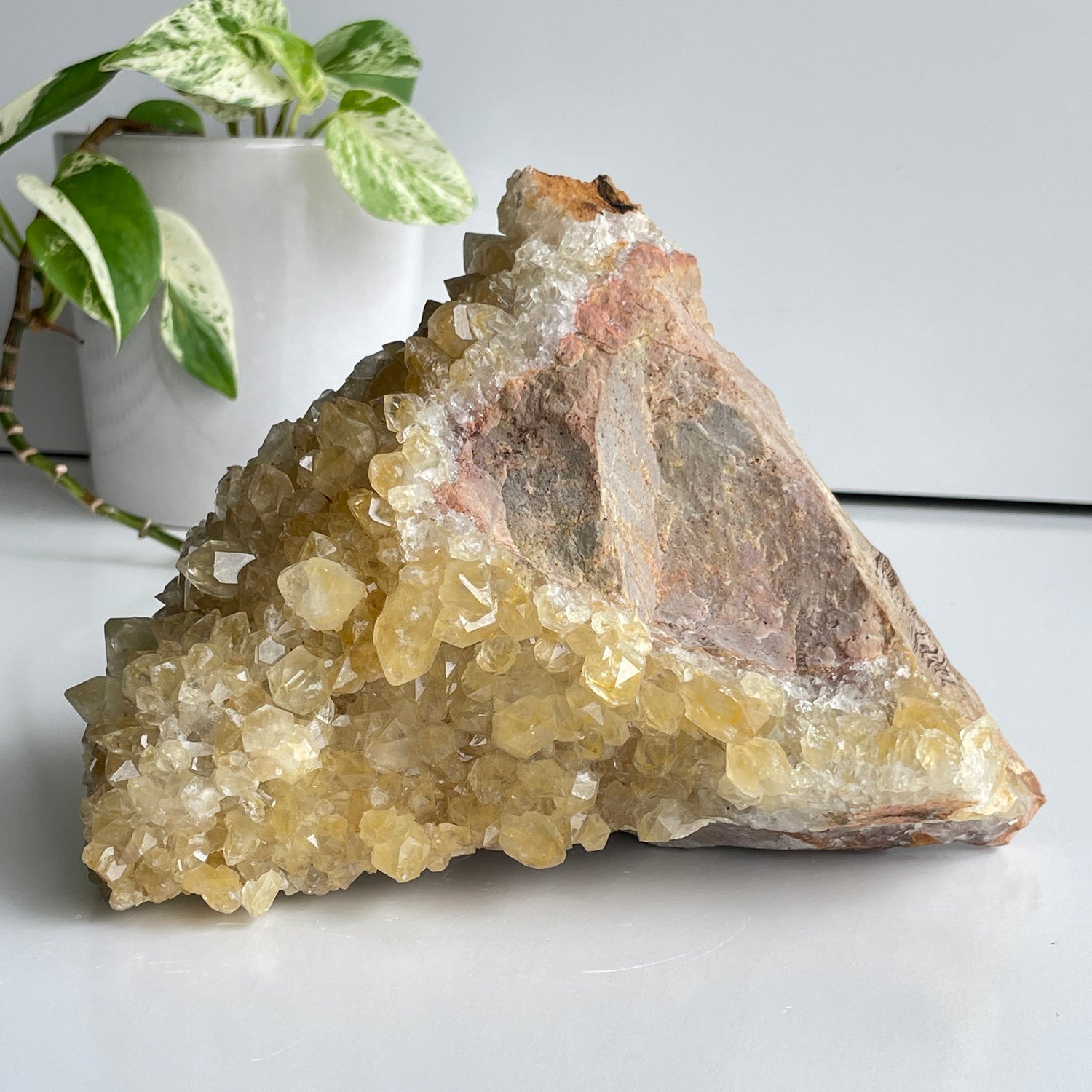 Limonite Quartz Cluster 2.724kg