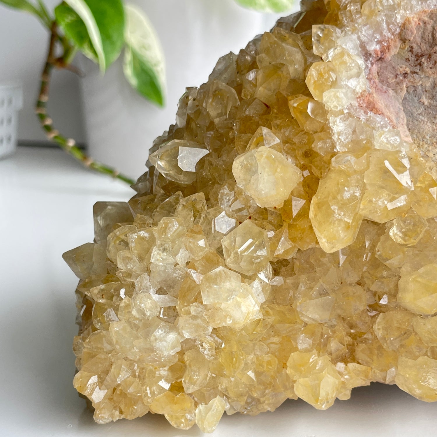 Limonite Quartz Cluster 2.724kg