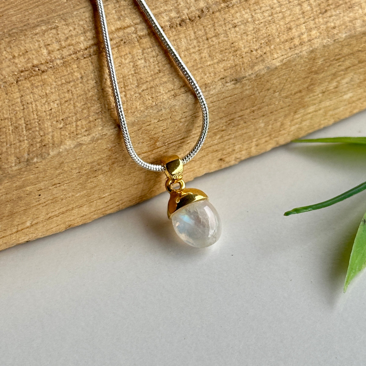 Moonstone Gold Vermeil Pendant