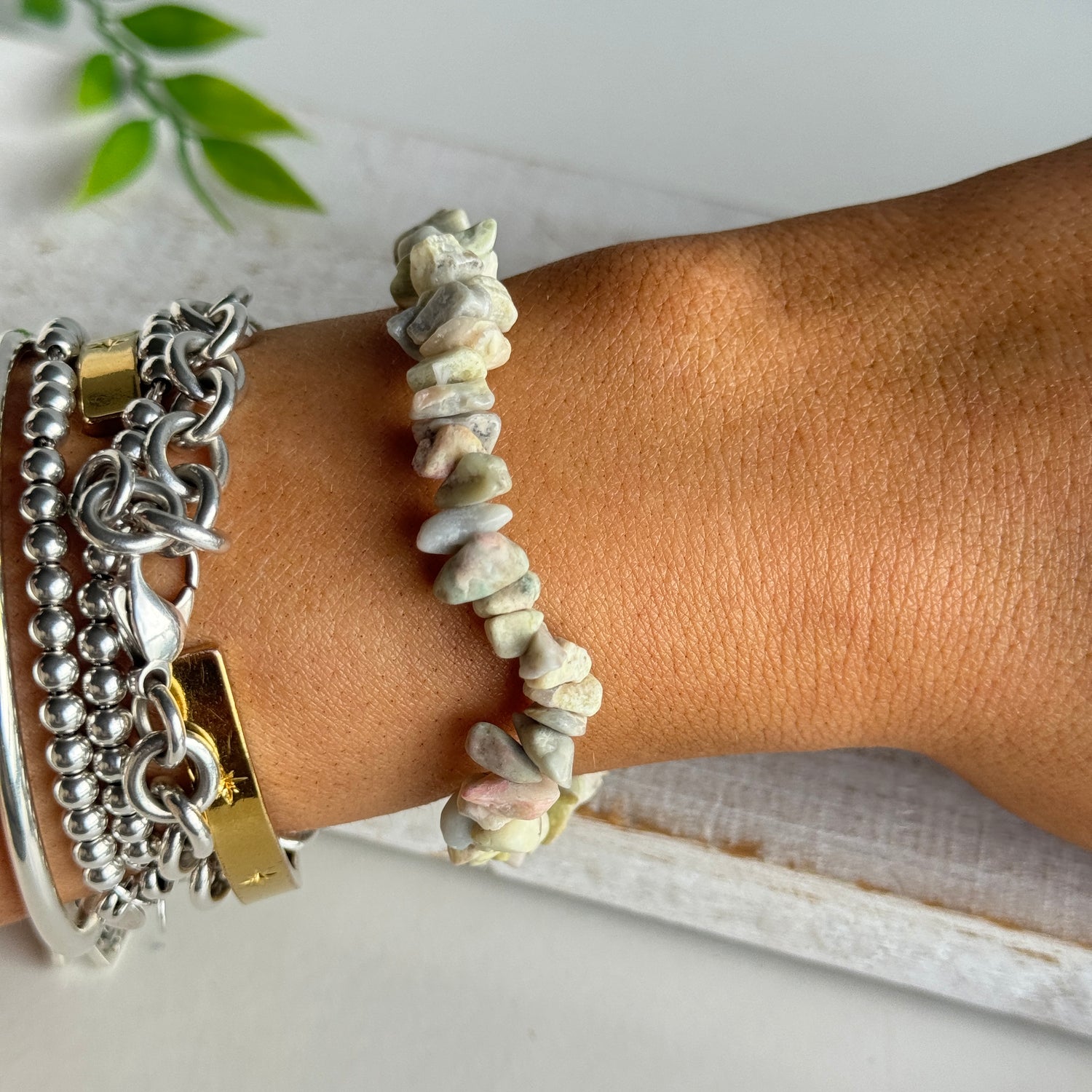 Serpentine Chip Bracelet