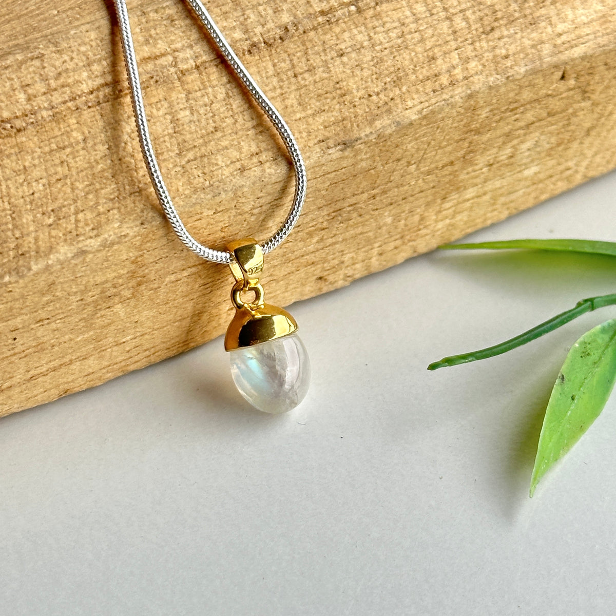 Moonstone Gold Vermeil Pendant