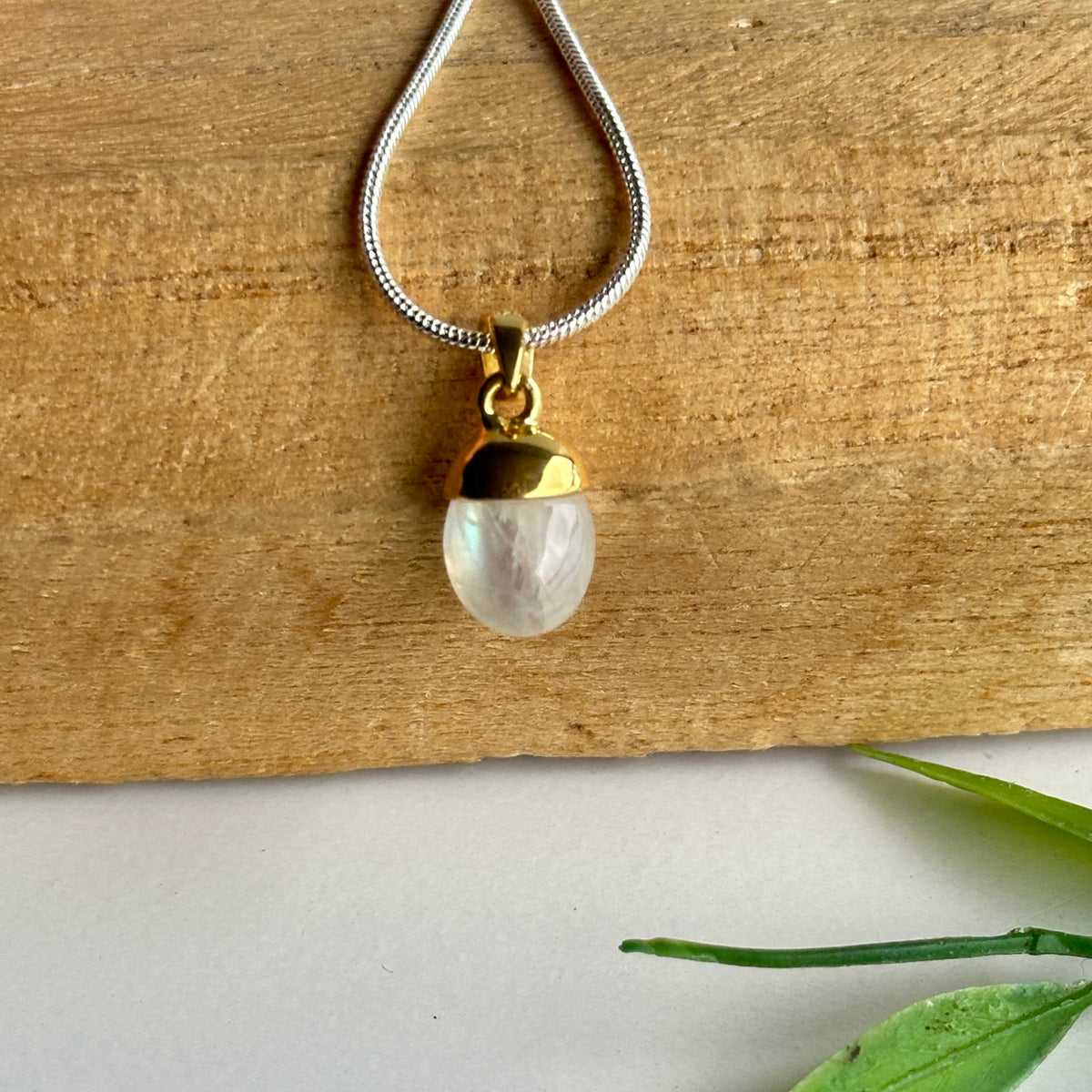 Moonstone Gold Vermeil Pendant