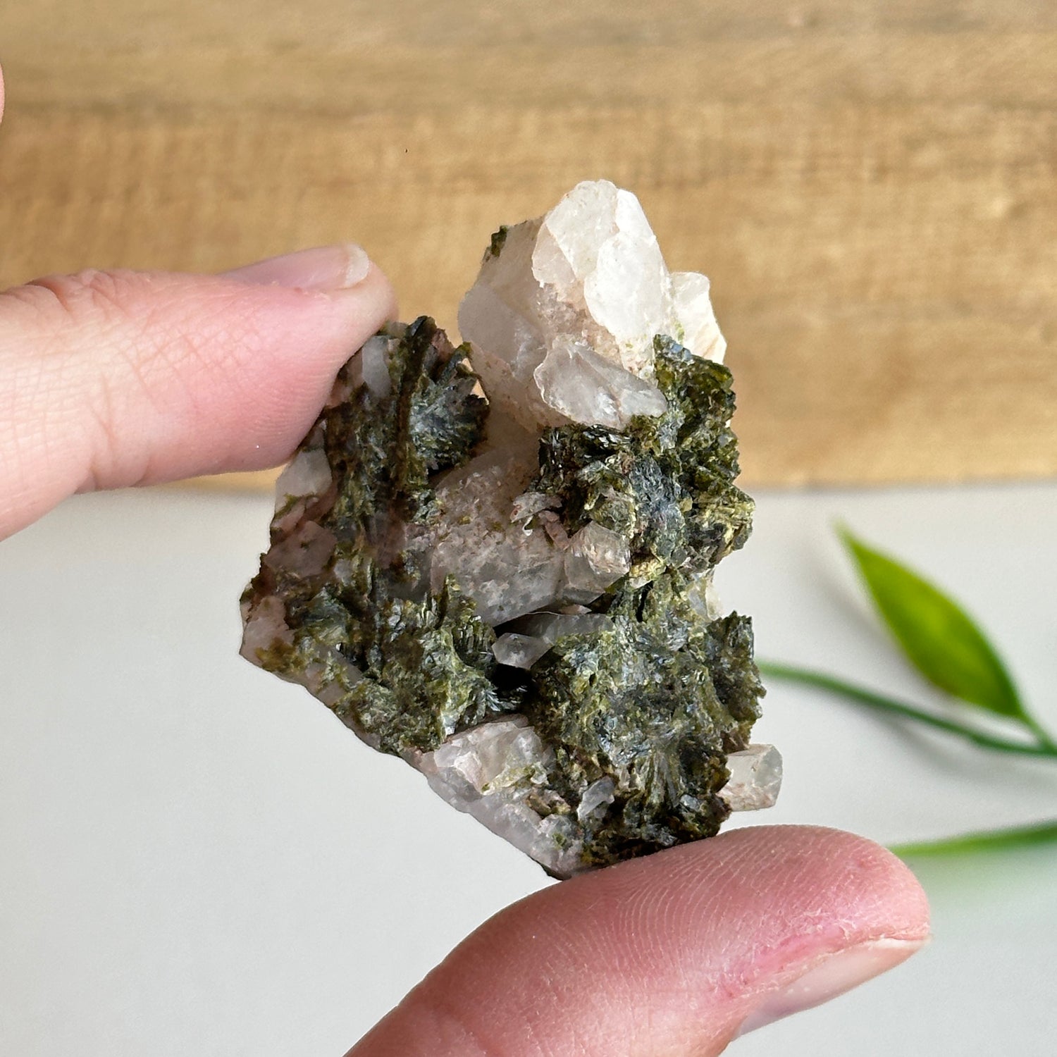 Epidote & Quartz Cluster 20g