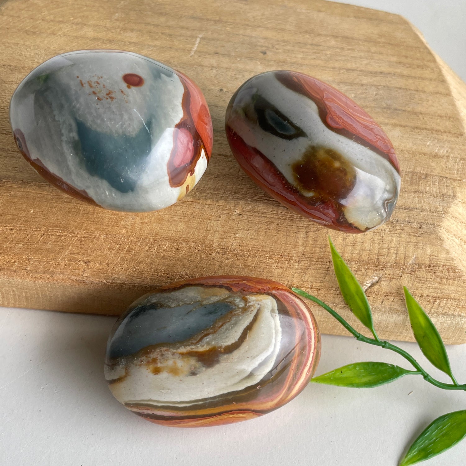 Polychrome Jasper Palmstone Lge