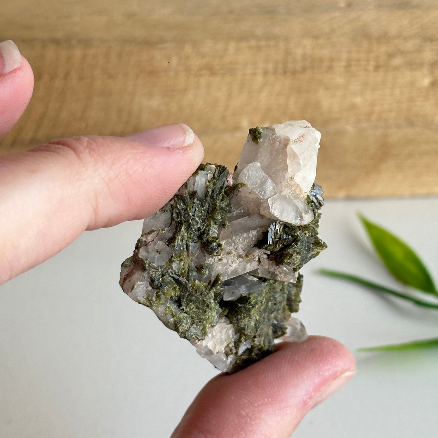 Epidote & Quartz Cluster 20g