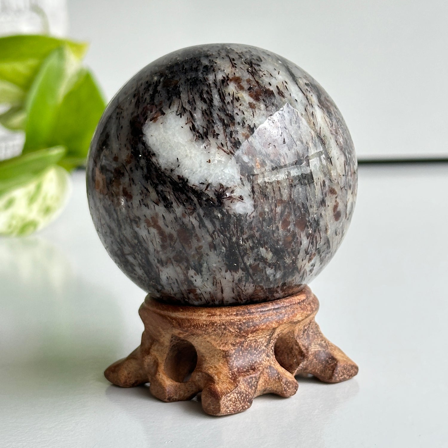A Grade Astrophyllite Sphere 6.5cm